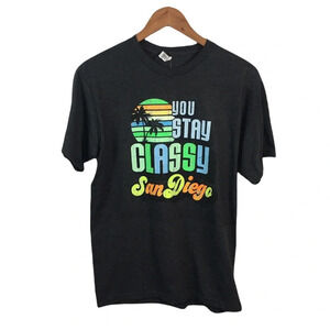 TS459 NWT Mens Stay Classy San Diego California T Shirt M